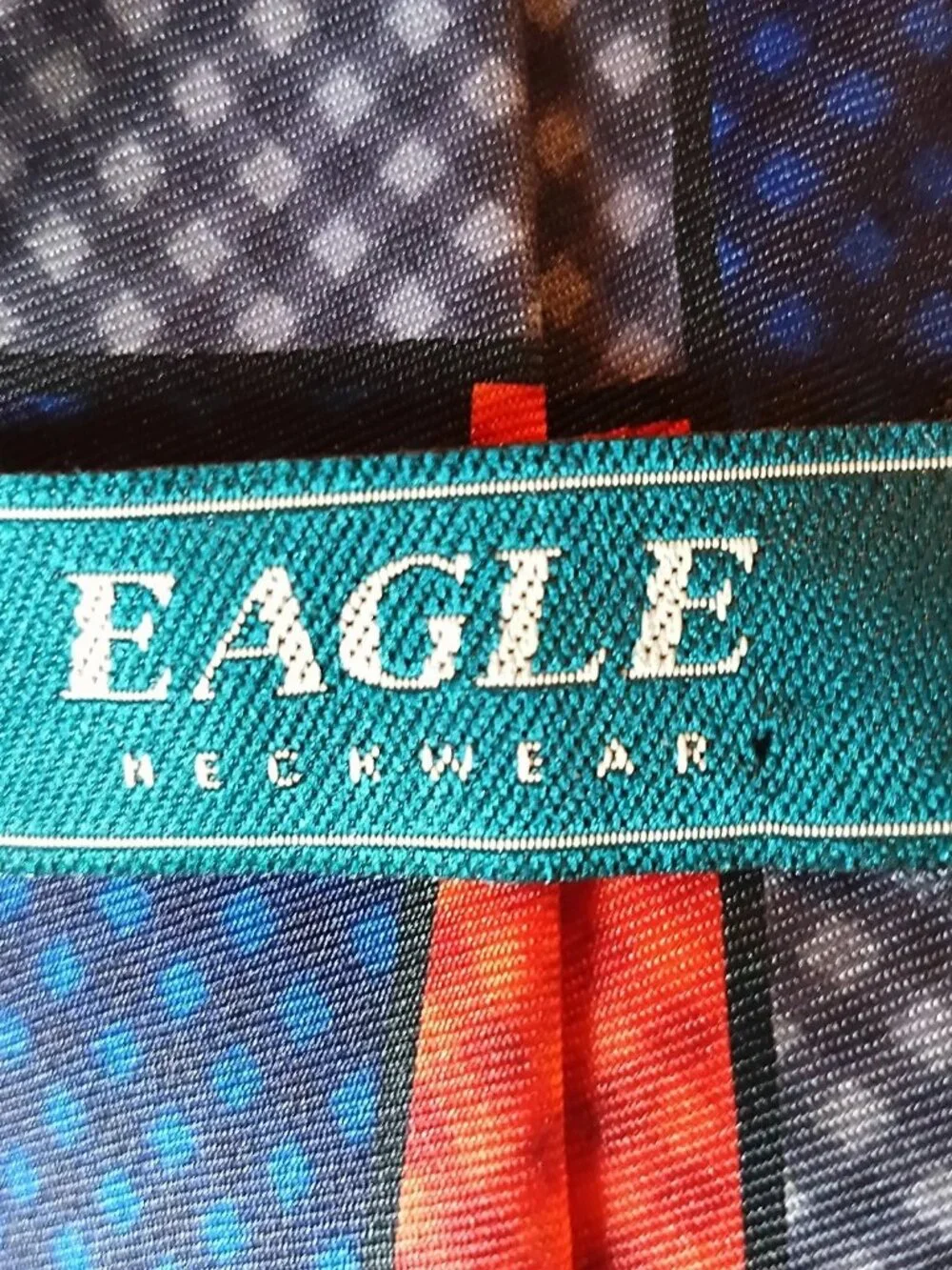 Auburn Tigers Novelty Neck Tie Eagle Neckwear Orange Blue Polyester Mascot Tie